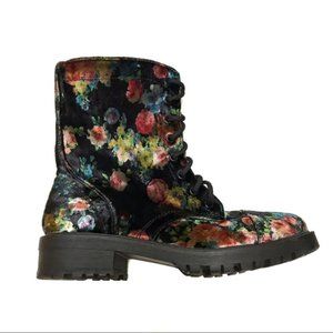 Madden Girl Floral Combat Boots